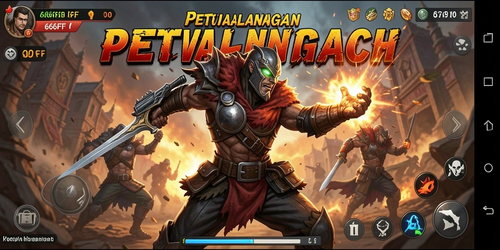 Tampilan gameplay yang intens dan menegangkan dalam dunia ARPG.