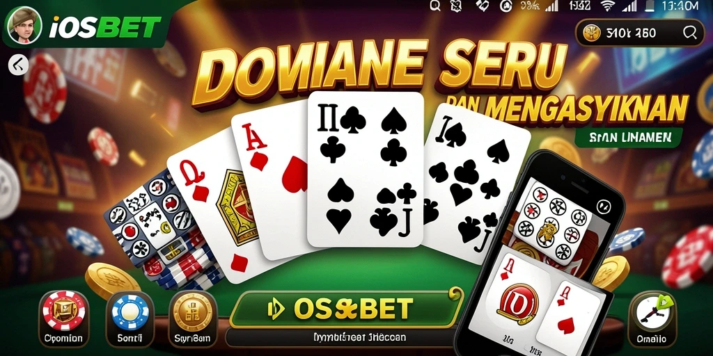 Screenshot utama menampilkan gameplay menarik dari IOSBET di Domino.