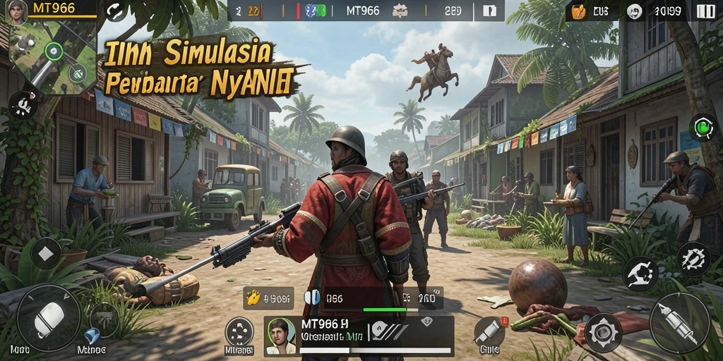 Gameplay simulasi yang mendebarkan dan interaktif di MT966.