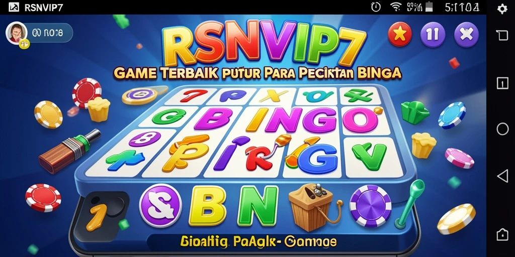 Screenshot gameplay RSNVIP7 yang menampilkan aksi seru bermain Bingo.