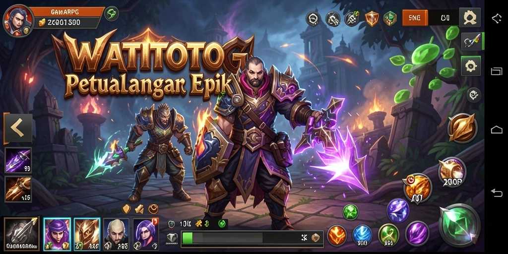 Tampilan gameplay WATITOTO penuh aksi dan petualangan.